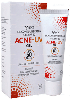 Acne Uv Spf 50 Pa+++ Silicone Sunscreen Gel 50gm