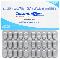 Calcimax D 1000 Tablet 30