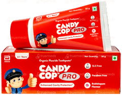 Candy Cop Pro 6+ Years  Bubblegum Flavour Toothpaste 50gm