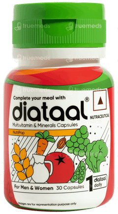 Diataal Nutripop Multivitamin Hair & Skin Energy & Immunity For Fitness & Wellness 30 Capsules
