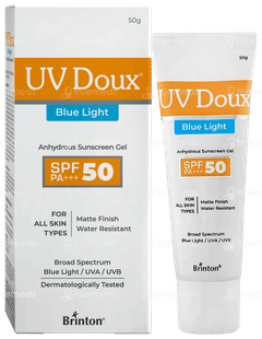 Brinton Uv Doux Blue Light Spf 50 Pa+++ Anhydrous Sunscreen Gel 50gm
